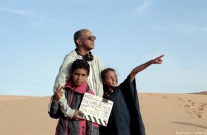 Abderrahmane Sissako, Mehdi A.G. Mohamed, and Layla Walet Mohamed in Timbuktu (2014)