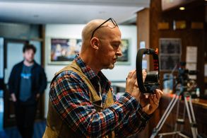 On location shooting Sober (2023)