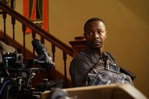 Walter Colson as Jamaal on the set of Nya.