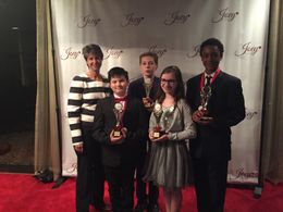 Marilyn McAuley, Berkley Silverman, Alex Thorne, Elijha Hammill, and Max Calinescu