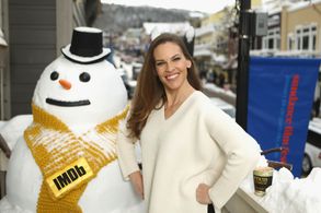 Hilary Swank at an event for What They Had (2018)