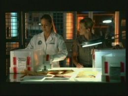 Emily Procter and Shelli Bergh in CSI: Miami (2002)