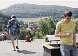 Devid Striesow and Lennie Burmeister in Bungalow (2002)