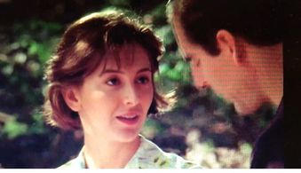 Natasha Pavlovich as Marina Oswald with Scott Bakula on 