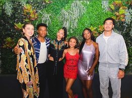 Set Still of Aemlie Zilber, Grant Hall, Tara Raani, Daniella Perkins, Justine Skye, Marcus Scribner in Grown-Ish