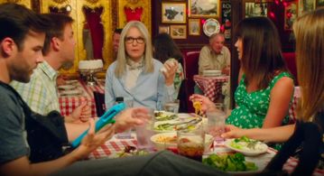 Alicia Silverstone, Diane Keaton, Katie Aselton, Tommy Dewey, and Cole Gleason in Book Club (2018)