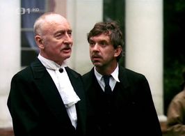 Jirí Adamíra and Jaromír Hanzlík in Konec starych casu (1989)