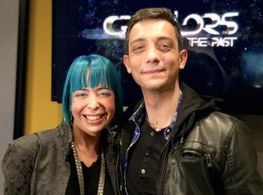 Eleonora Fani and Alessandro Campaiola (voice of Tammuz - CREATORS The Past - Italian version)