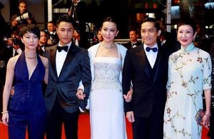 Carina Lau, Tony Leung Chiu-wai, Kun Chen, and Flora Lau at an event for Bends (2013)