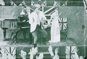 True Boardman, Thomas G. Lingham, and Marin Sais in A Voice in the Wilderness (1915)