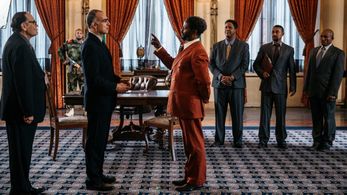 Samuel Calderon, Yoram Toledano, and Shai Fredo in Exodus 91 (2023)