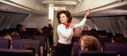 Andreea Boyer as flight attendant in Boogeyman