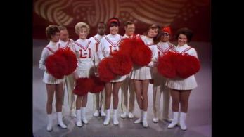 Henry Gibson, Pamela Austin, Ruth Buzzi, Judy Carne, Barbara Feldon, Larry Hovis, Arte Johnson, Flip Wilson, and Jo Anne