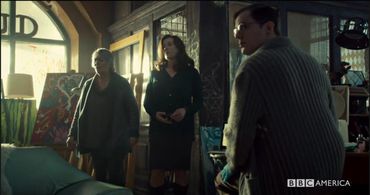 Maria Doyle Kennedy, Alison Steadman, and Josh Vokey in Orphan Black (2013)
