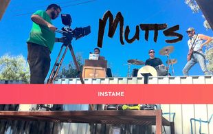 J.P. Riley shooting the official music video for Mutts' single, 