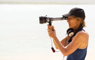 Fina Torres shooting Liz en Septiembre 2013