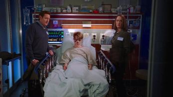 Bart Shatto, Polly Lee, and Joey Luthman in Chicago Med (2015)