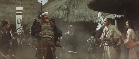 Shiho Fujimura, Takashi Kanda, and Kôichi Uenoyama in Return of Daimajin (1966)