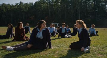Jennifer Ehle, Chloë Grace Moretz, Melanie Ehrlich, Emily Skeggs, and Sasha Lane in The Miseducation of Cameron Post (20
