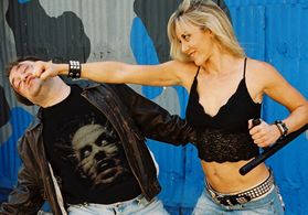 Laura Weintraub as Jade in Vice Squad Vixens.