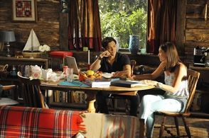 Alexandra Chando and Blair Redford in The Lying Game (2011)