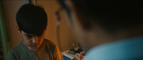 Ahad Khan and Ashwath Bhatt in Riha (2023)