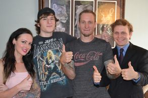 Ryan Seamy in Newsroom One (2015)