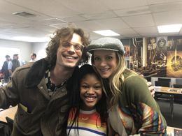 A.J. Cook, Matthew Gray Gubler, and Darielle Dorsey in Criminal Minds (2005)