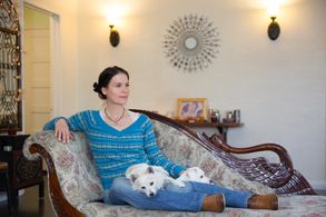 Marjo-Riikka at her home in Los Angeles