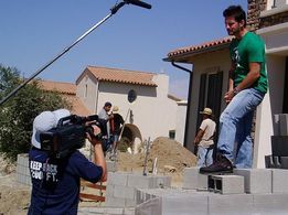 R. Brandon Johnson shooting HGTV's 