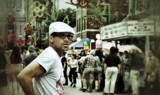 On the set of “The Brooklyn Banker”