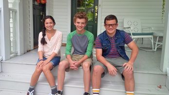 Jake and his co-stars of Grizzly Cup