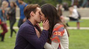 Dylan Sprayberry and Victoria Moroles in Teen Wolf (2011)