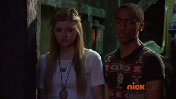 Ana Mulvoy Ten and Alex Sawyer in House of Anubis (2011)