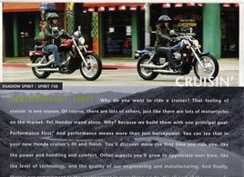 Honda Cruisers Brochure 2005