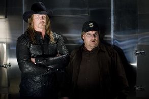 Trace Adkins and Kevin P. Farley in An American Carol (2008)