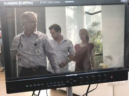 On the set of Dangerous Matrimony as Dr. Miller