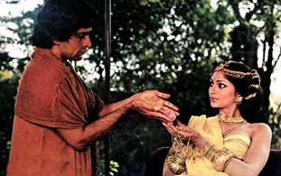 Shashi Kapoor and Simi Garewal