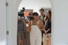 Still of Nizhonniya Austin, Nathan Fielder and Emma Stone in The Curse