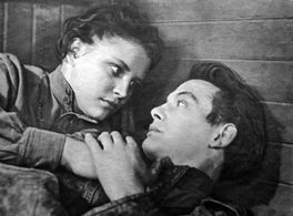 Vasiliy Lanovoy and Elza Lezhdey in Pavel Korchagin (1957)