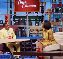 Nick Cannon and Racquel Palmer in Nick Cannon (2021)