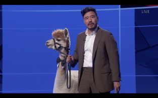 Randall Park at an event for The 72nd Primetime Emmy Awards (2020)
