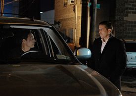 Jim Caviezel and David Valcin in Person of Interest (2011)