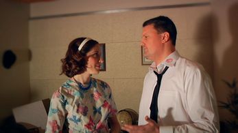 Marissa Kelton and Jack Moran in a scene from 