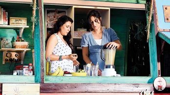 Katrina Kaif and Mini Mathur in The Mini Truck (2017)