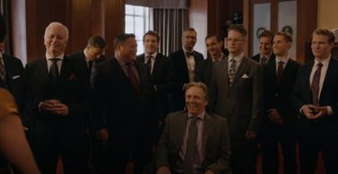 Seán Cullen, John Ralston, Ira Donald Henderson, and Michael Koras in Workin' Moms (2017)