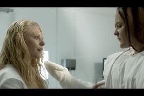 Still of Alex Gordon and Madeleine Martin in Hemlock Grove II