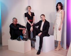 Paul Bromley, Jeff Gladstone, Chloe Pirrie, and Kourtney Roy at an event for Kryptic (2024)