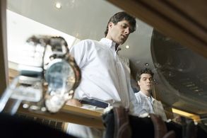 Miles Gaston Villanueva and Gus Halper in Law & Order True Crime (2017)