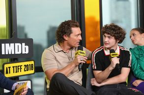 Matthew McConaughey and Richie Merritt at an event for White Boy Rick (2018)